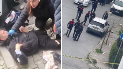 Kaldırımda yürürken kurşunların hedefi oldu