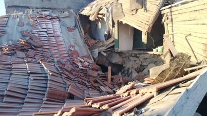 Kayseri'de ev ve ahır çöktü: 37 hayvan öldü