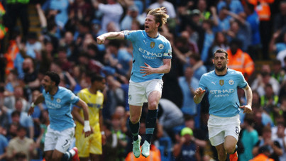 Kevin De Bruyne'den son bir şarkı: City, 2-0 geriye düştüğü maçı 5-2 kazandı!