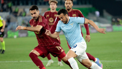 Derbide Lazio kaçtı, Roma yakaladı