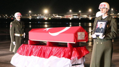 Şehit Nurettin Tokyürek'in naaşı Erzurum'a getirildi