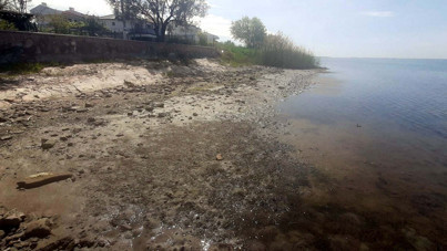 Balıkesir'de deniz çekildi: 'Tedirginiz'