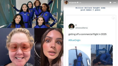 Uzaya çıkan kadınlara oyunculardan tepki: Dünya bu haldeyken ne gereği vardı?