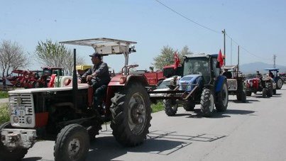 Çiftçilerden İmamoğlu’na traktörlü destek