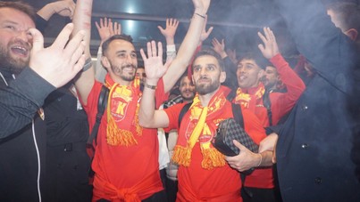 Kayserispor’a şampiyon gibi karşılama