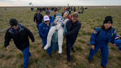 NASA'nın görevdeki en yaşlı astronotu: 70'inci yaşını böyle kutladı