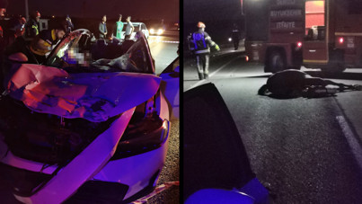 Feci kaza: Ata çarptı, arkadaşı can verdi