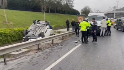Bakırköy'de zincirleme kaza: Yaralılar var
