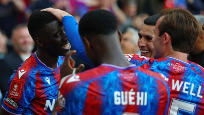 FA Cup'ta ilk finalist Crystal Palace oldu
