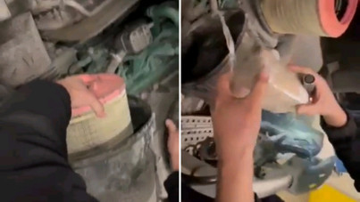 TIR'ın hava filtresine gizlemiş: Binlerce Euro gümrükte yakalandı