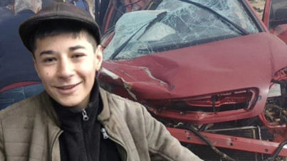 14 yaşında direksiyon başına geçip öldü