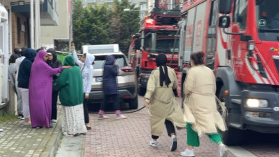 Avcılar’da kız öğrenci yurdunda yangın