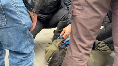 Eylemciyle polis arasında ilginç diyalog: 'Burun kıllarımı alıyorum', 'Ben siz değilim'