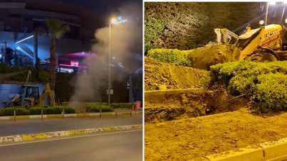 İstanbul’da doğalgaz alarmı: Kazı sırasında boru hattı delindi