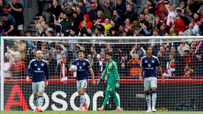 Manchester United Avrupa'da başka, ligde başka: 7 gollü maç