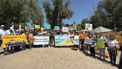 Bodrumlular işgale karşı plaja indi: Kıyılar halkındır