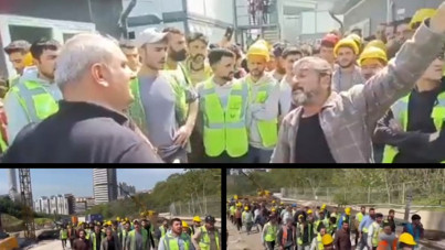 İstanbul'da işçiler su ve temiz yemek hakkı için yürüdü