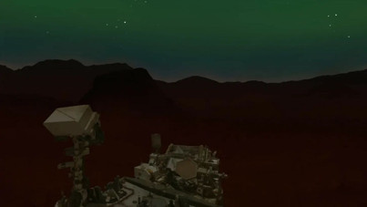 Mars'ta bir ilk: Çıplak gözle görülebilen kutup ışıkları