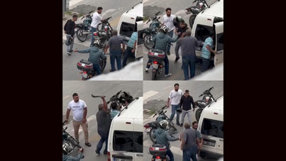 Trafikte bıçaklı kavga