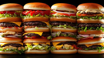 Meşhur hesabı Türkiye'ye uyarladı: '75 burgeri midesine indirdi'