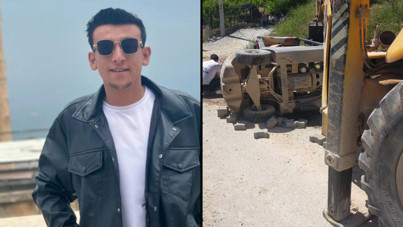 Kullandığı forkliftin altında can verdi