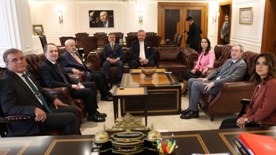 DEM Parti heyeti Fatih Erbakan'la görüştü