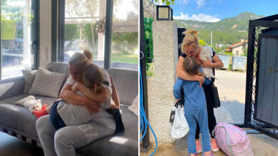 43 dakika için hapse girmişti: Kızına kavuştu