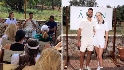 Novak Djokovic ve Eddie Redmayne, Bodrum’da