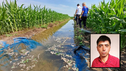 Sulamaya gittiği tarlada cesedi bulundu