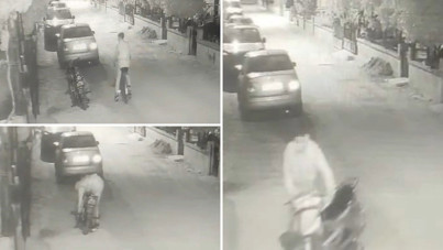 Çaldığı bisikleti beğenmeyince bırakıp motosikleti götürdü