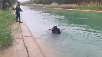 15 yaşındaki çocuk sulama kanalına düştü
