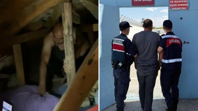 9 yıl hapis cezasıyla aranan kişi tavan arasında yakalandı