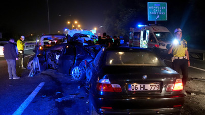 TEM’de zincirleme kaza