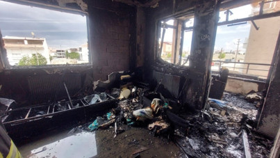 Tartıştığı eski eşinin evini ateşe verip teslim oldu