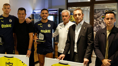 Ali Koç'tan Tadic ve Dzeko'ya teşekkür plaketi: Mourinho'dan büyük övgü