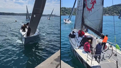 Boğaz'da yürekler ağza geldi... Santimlerle kurtuldu