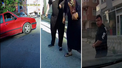 Tartıştığı sürücü kızının yanında bıçak çekti: Mahalle 'Baba gidelim' çığlığıyla inledi