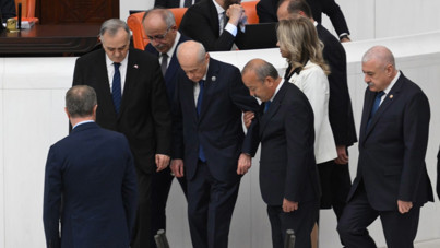 MHP lideri Bahçeli, TBMM Başkanı seçimlerinde oy kullandı