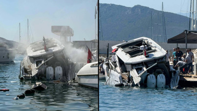 Bodrum'da marinada patlama: Yaralılar var