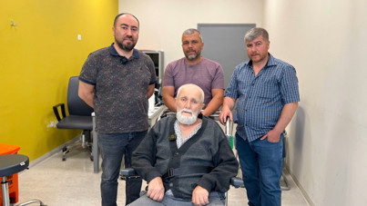 Emekli madenci zamana karşı yarışıp babasını kurtardı