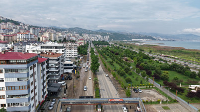 Hasar büyük: Trabzon'dan çarpıcı kareler