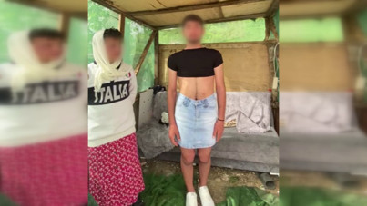 Kuş hırsızlarına kadın kıyafeti giydirip özür dilettiler: 'Sözlerimi tekrar et'