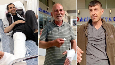 Kesmeye çalıştığı kurbanlık boğa üzerine düştü, bacağı kırıldı