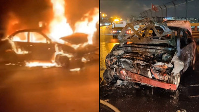 Çarpmamak için manevra yaptı, alev topundan son anda çıktı