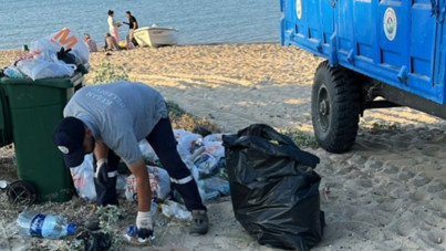 Tatilcilerin Saros'a mirası 200 ton çöp
