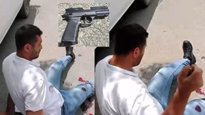 Kendisini rahatsız eden kişiyi bacağından vurdu