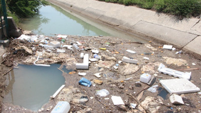 Sulama kanallarında kurban atıkları yüzüyor