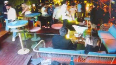 Şampanyayla birlikte silahlar da patladı: Polis son anda yakaladı