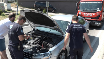 Trafiği kilitleyen yavru kedi herkesi kandırdı