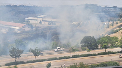Cumhurbaşkanlığı Sarayı'nın yakınında yangın